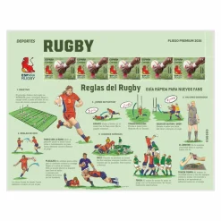 Sello Rugby | Serie Deportes | Pliego Premium
