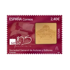 Sello SGAE Sociedad General de Autores y Editores | Serie Cultura | Pack de 2