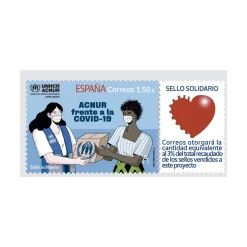 Sello solidario ACNUR frente a la COVID-19 | Pack de 5