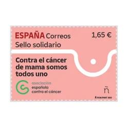 Sello solidario contra el cáncer de mama (pack de 5)