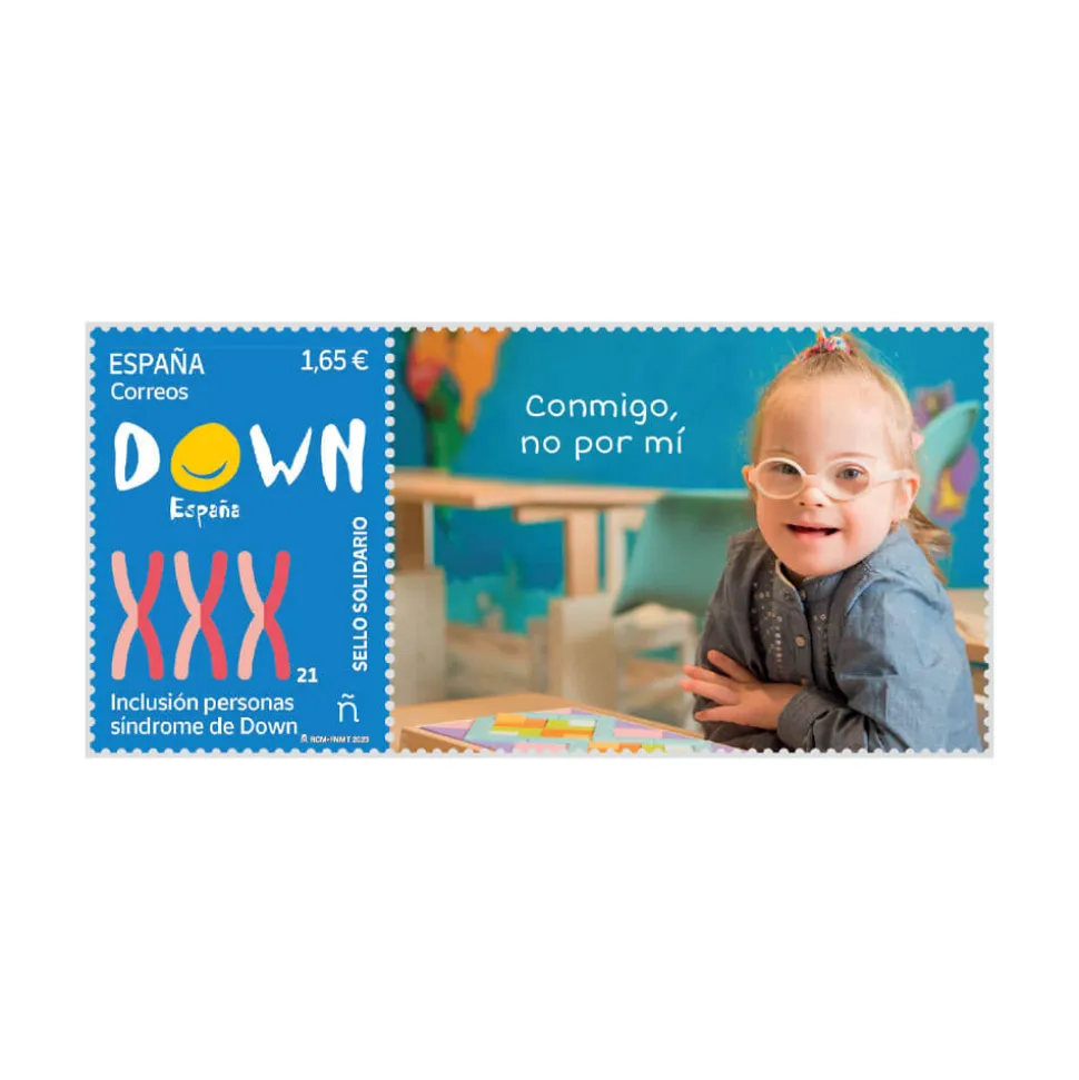 Sello solidario. Inclusión personas Síndrome de Down I Pack de 5