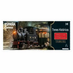 Sello Tren de Utrillas. Teruel | Serie Trenes históricos