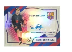 Best PANINI Sergi Dominguéz Rookie Autógrafo Original Barcelona Club - Solo 200 copias existentes