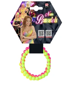 Set de 4 pulseras fluorescentes