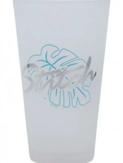 Discount Stor Set de 2 Vasos de Agua Vidrio Stitch de 490ml