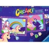 Set Pintar por números de Unicornios CreArt - Ravensburger