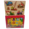 Set 2 Puzzles Piezas Madera