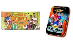 Sobre Premium Oro + Pocket Box Platinum Lata Pequeña Adrenalyn XL LaLiga EA Sports 2025 2026 Colección Panini