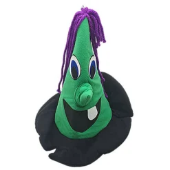 Discount Disfraces Lucero Sombrero Bruja Pelo Morado Infantil