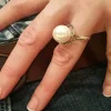 Sortija Orla De Marquesitas Y Perla En Plata De Ley