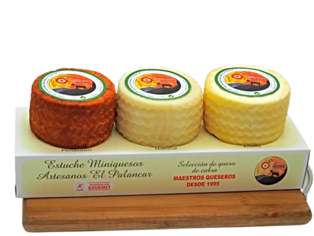 Quesería Artesanal El Palancar Surtido queso semicurado de cabra El Palancar