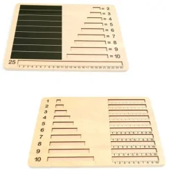 Best Andreu Toys Tableros de barras de fracción (Fraction Bars Boards)