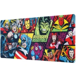Best Erik Tapete Alfombrilla de Escritorio XL Superhéroes Marvel 80x35cm