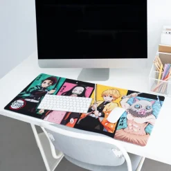 Clearance Grupo Erik Tapete Alfombrilla de Escritorio XL Demon Slayer 80x35 cm