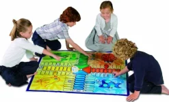 Tapete Parchís-Ludo 1m2.