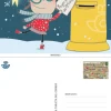 Tarjeta postal prefranqueada Navidad