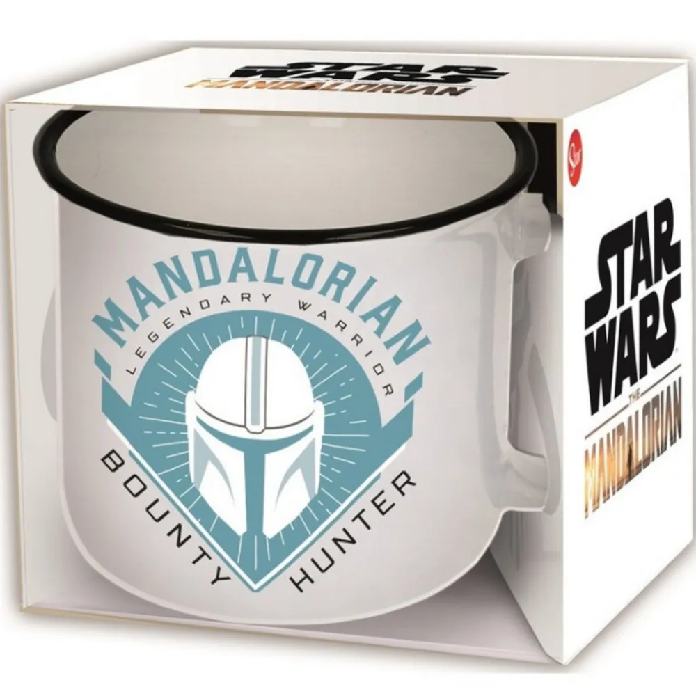 Stor Taza Mug Cerámica Desayuno Star Wars Mandalorian 400ml