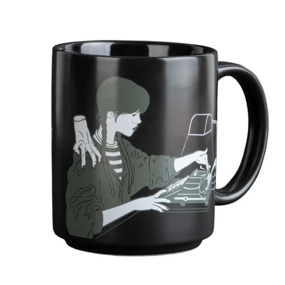 Online Grupo Erik Taza Mug Cerámica Wednesday Miércoles Adams 350ml