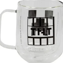 Online Stor Taza Mug Cristal de Doble Capa Minecraft 290ml