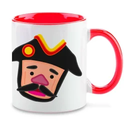 Taza personalizada de los gigantes y cabezudos de Pamplona: Barbas