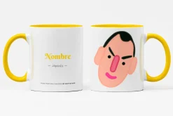 Taza personalizada de los gigantes y cabezudos de Pamplona: Japonés