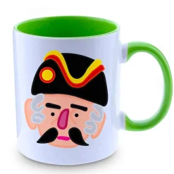 Taza personalizada de los gigantes y cabezudos de Pamplona: Napoleón