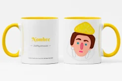 Taza personalizada de los gigantes y cabezudos de Pamplona: Joshepamunda