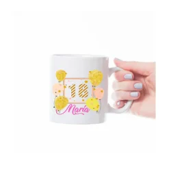 Discount Tape Pink Taza regalo cumpleaños personalizada