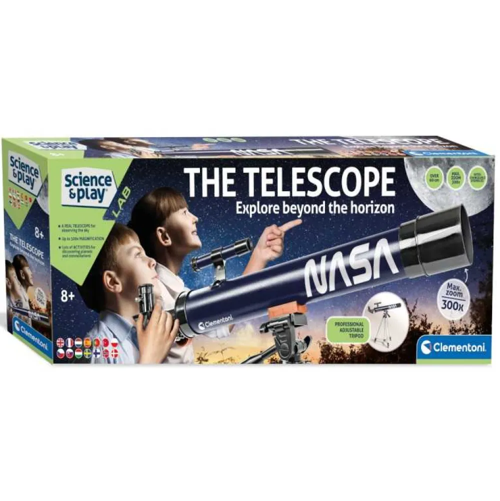 Outlet Clementoni Telescopio Infantil de la Nasa con Trípode