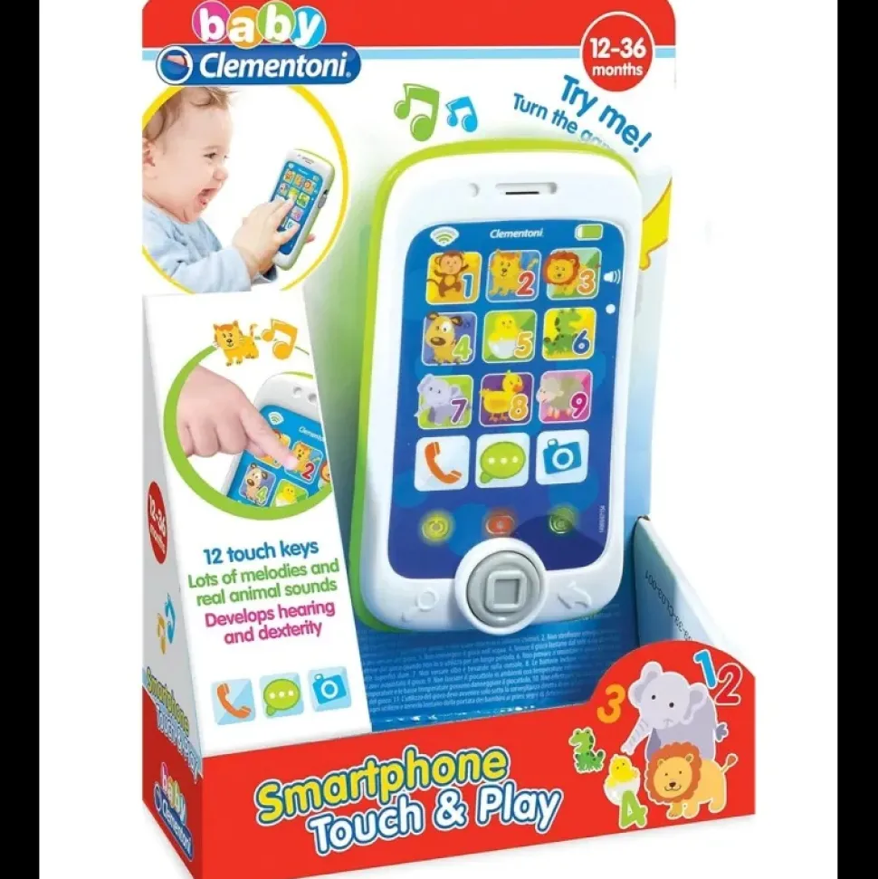 Teléfono Smartphone Infantil Animales con luz y sonidos - Clementoni