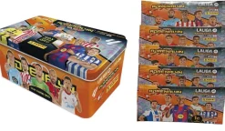 Outlet PANINI Tin box Serie Oro Lata Grande + 5 sobres normales Adrenalyn XL LaLiga EA Sports 2025 26