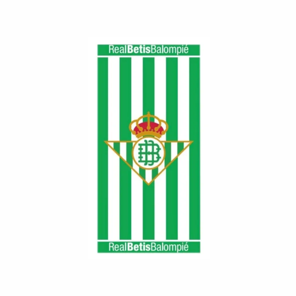 Toalla microfibra de baño Real Betis Balompié 70 x 140 cm