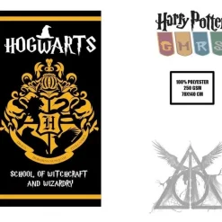 New El Reino Friki Toalla Playa o Piscina Microfibra Harry Potter Hogwarts - 140x70 cm