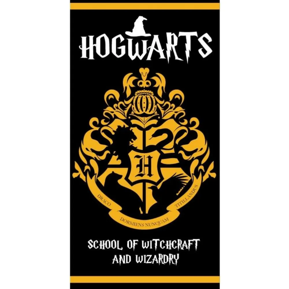 New El Reino Friki Toalla Playa o Piscina Microfibra Harry Potter Hogwarts - 140x70 cm