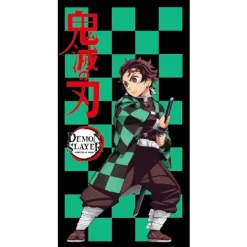 Toalla Playa o Piscina Microfibra Demon Slayer Tanjiro 140x70cm