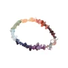 New Creatulote Tobillera de minerales de los 7 chakras