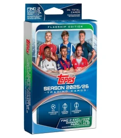 Clearance Topps UEFA Club Competitions 2025/26 Europa Caja para colgar con 35 sobres