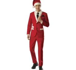 Traje Divertido de Papá Noel para hombre