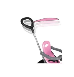 Triciclo Infantil Evolutivo Baby Plus Music Rosa Feber
