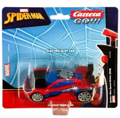 Vehículo Spider-Man Speed Shifter Rojo del Circuito Slot de Carrera GOO!!!