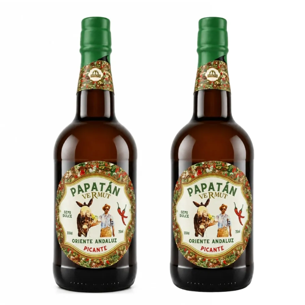 Outlet Papatán Vermut Vermut Papatán Picante - 2 x 750 ml