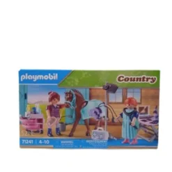 Hot Playmobil Veterinario en el Establo