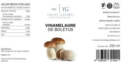 Apigu Vinagre de Boletus 250 ml - Sabor Gourmet de Bosque para tus Platos