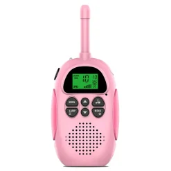 Klack Walkie Talkie Inalámbrico ® para niños y niñas, Recargable, Alcance hasta 3Km