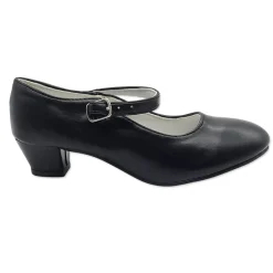Online Disfraces Lucero Zapatos Sevillana lisos negros infantil