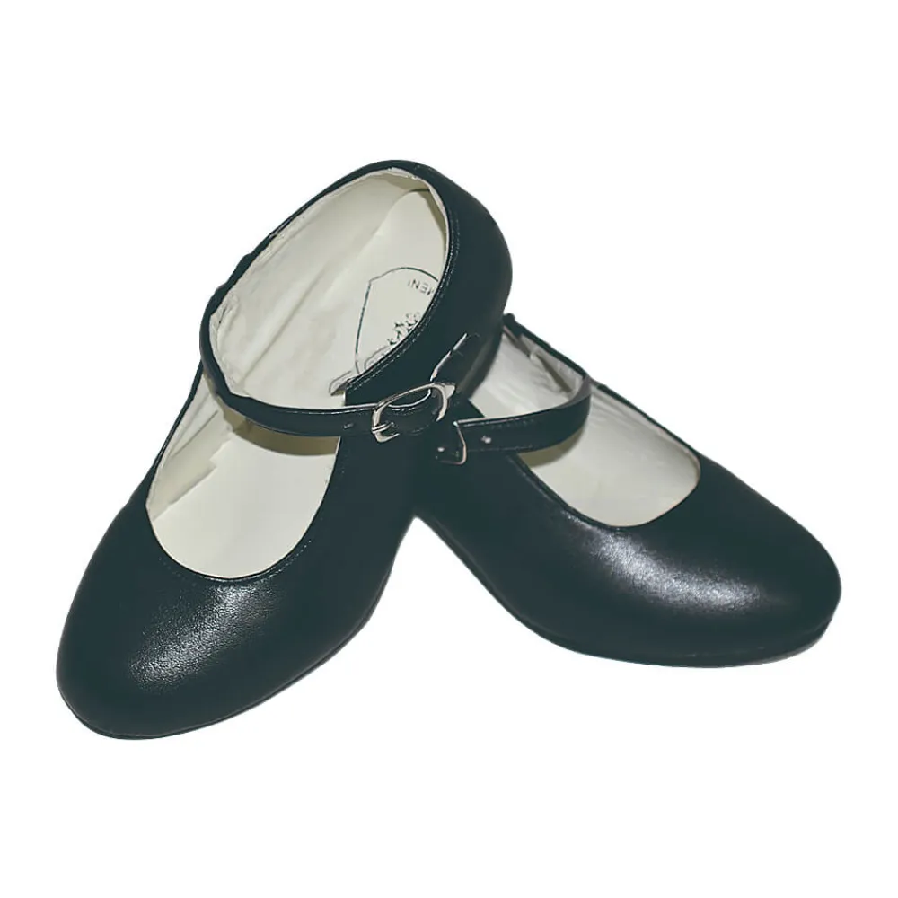 Online Disfraces Lucero Zapatos Sevillana lisos negros infantil